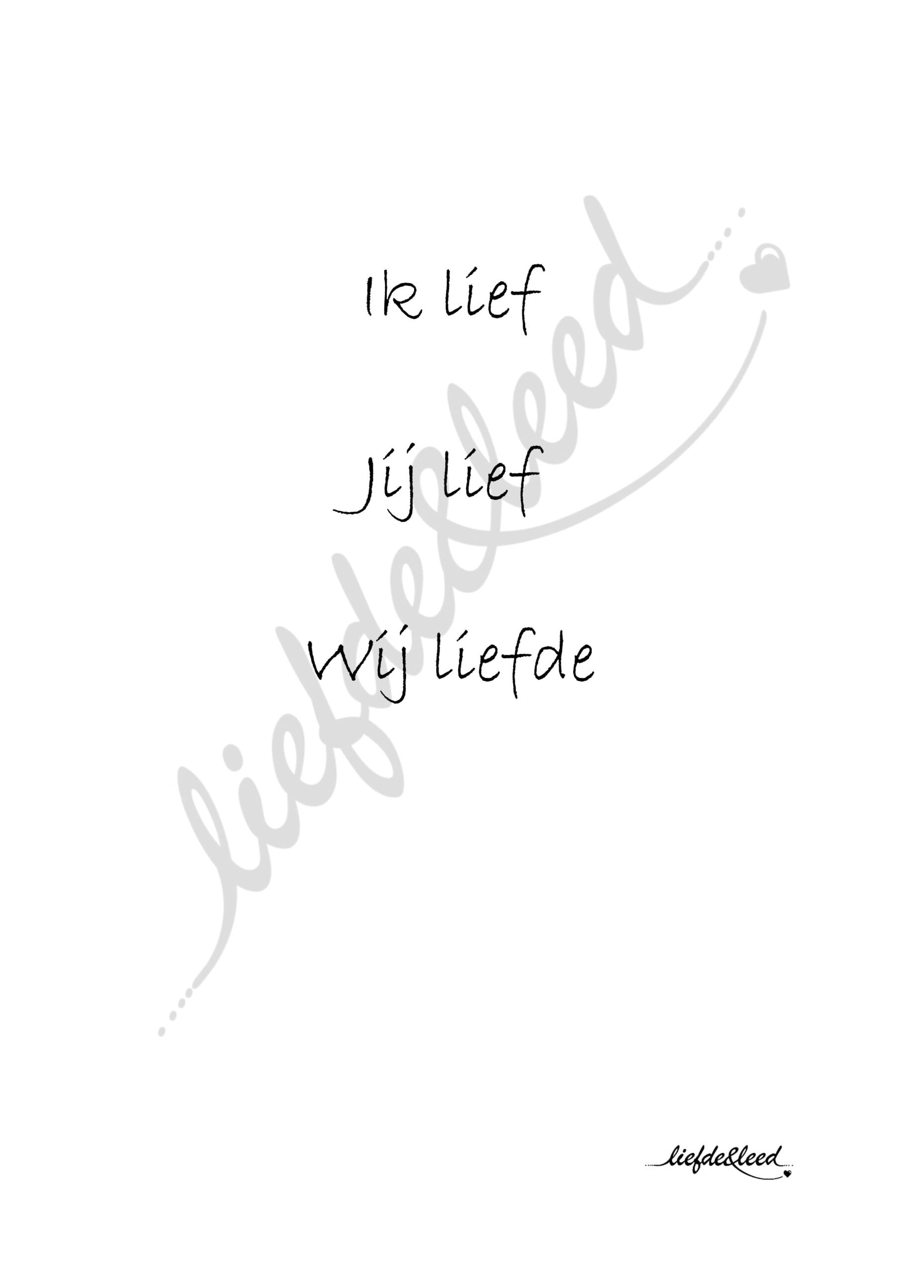 Ongebruikt Gedicht Liefde - Liefde En Leed NH-06