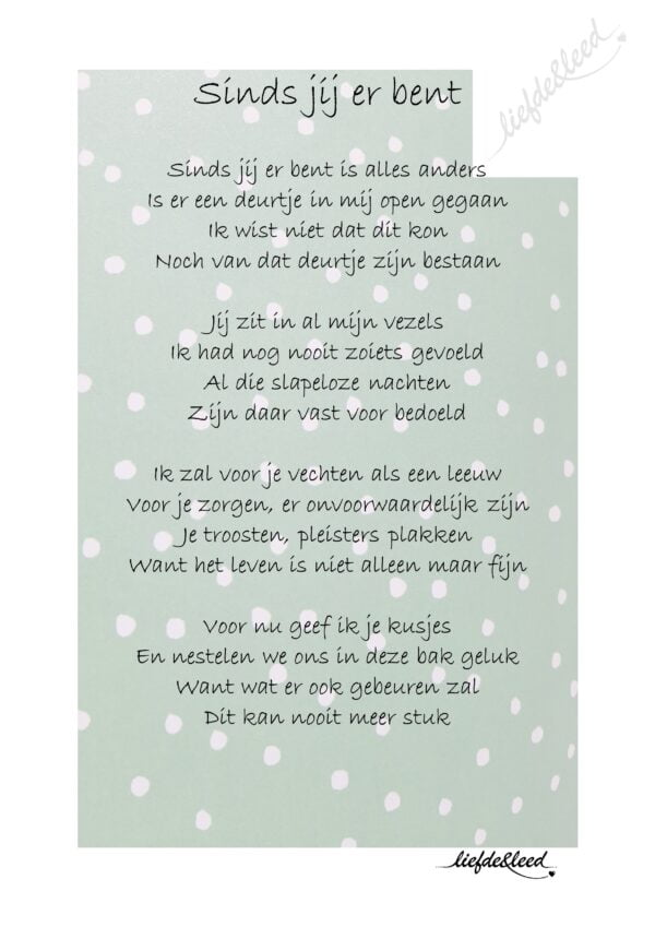 geboorte gedicht