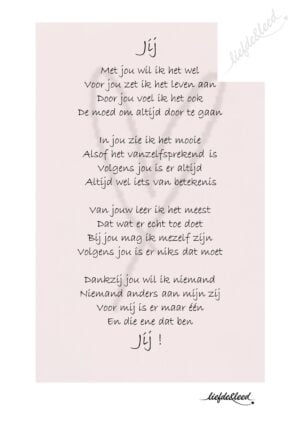 jij, liefde en leed, lieve woorden, gedichten