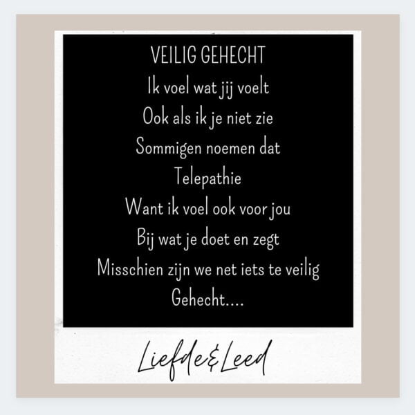 veilig gehecht
